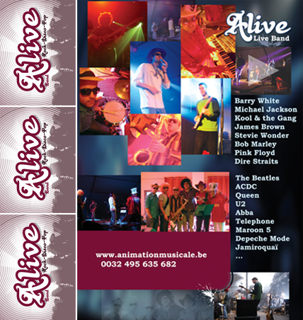 Alive Live Band, groupe Rock Disco Pop de rfrence pour des shows de qualits